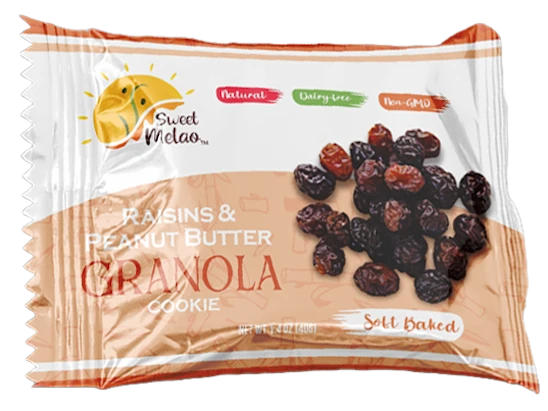 Soft-Baked Raisin Granola Cookie